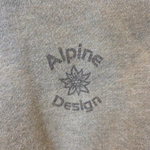 Alpine Design Women's Fleece Hiking Hoodie Olive Haze Heather Large New - Picture 3 of 14